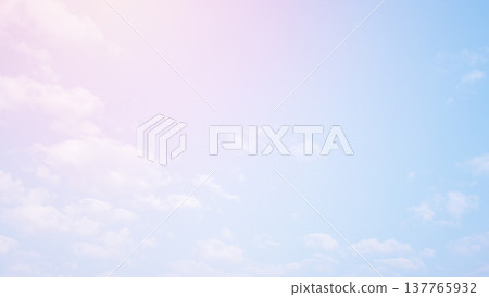 Beautiful clouds and blue sky with pastel color Beautiful clouds and blue sky with pastel color 137765932