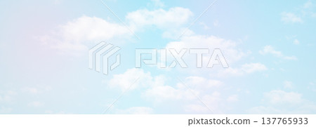 Beautiful clouds and blue sky with pastel color Beautiful clouds and blue sky with pastel color 137765933
