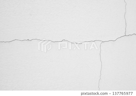 cracked concrete on white wall texture background cracked concrete on white wall texture background 137765977