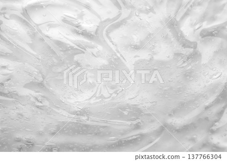Transparent clear liquid serum gel cosmetic texture background Transparent clear liquid serum gel cosmetic texture background 137766304