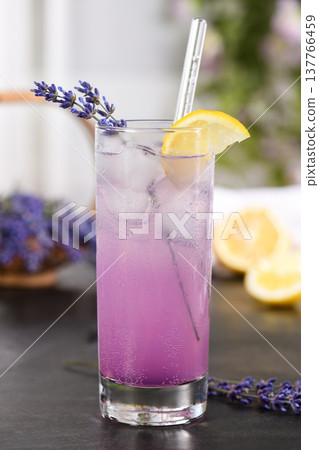 Homemade Lavender Lemonade 137766459