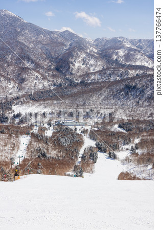 Snowscape of Shiga Kogen in winter, Nagano Prefecture Snowscape of Shiga Kogen in winter, Nagano Prefecture 137766474