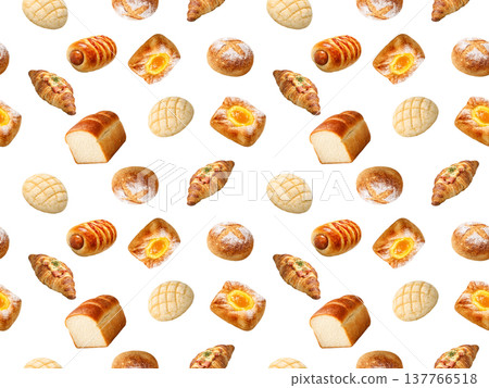 Seamless bread pattern A' Seamless bread pattern A' 137766518