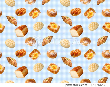 Seamless bread pattern C Seamless bread pattern C 137766522