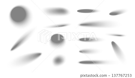 Shadow overlay mockups with realistic light effect 137767253