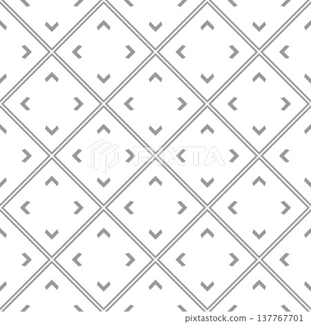 Abstract Diagonal Seamlesss Geometric Checked Pattern. 137767701