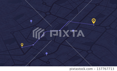 Travel concept. Geolocation and abstract GPS navigation, online navigation map pointer, place mark with map navigation. Tracking path with app. Vector illustration Travel concept. Geolocation and abstract GPS navigation, online navigation map pointer, place mark with map navigation. Tracking path with app. Vector illustration 137767713