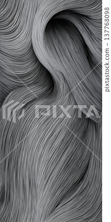Abstract flowing lines creating a smooth modern pattern. Abstract gray lines creating a smooth, dynamic, and organic flowing wave pattern with texture Abstract flowing lines creating a smooth modern pattern. Abstract gray lines creating a smooth, dynamic, and organic flowing wave pattern with texture 137768098