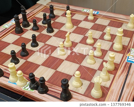 Image of chessboard with selective focus Image of chessboard with selective focus 137769346