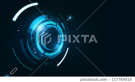 Abstract futuristic electronic circuit technology background concept, 3d perspective view, vector illustration Abstract futuristic electronic circuit technology background concept, 3d perspective view, vector illustration 137769810