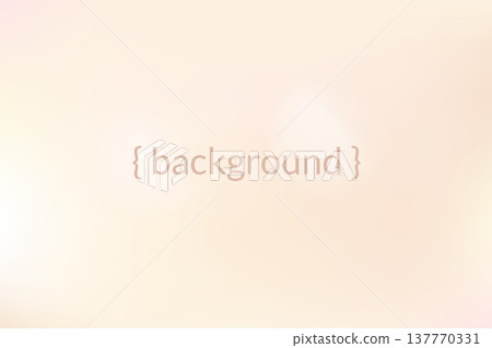 Beige rose and peach gradient with soft pink glow and dreamy cream blur. Gentle beige ombre with gold tones on a fuzzy vector backdrop. Gradation for beauty banner and skincare template 137770331
