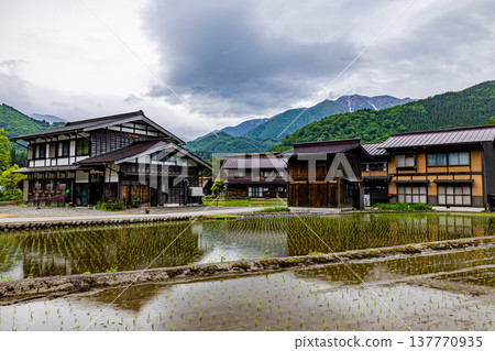 Scenery of Shirakawa-go, Gifu Prefecture Scenery of Shirakawa-go, Gifu Prefecture 137770935