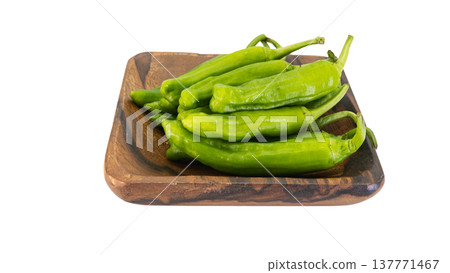 獅子椒,微距攝影,透明背景,食物原料。 獅子椒,微距攝影,透明背景,食物原料。 137771467