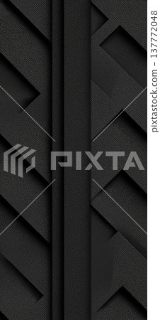 Dark geometric pattern creating a textured abstract background. Seamless black geometric pattern with overlapping chevron shapes forming a textured abstract background Dark geometric pattern creating a textured abstract background. Seamless black geometric pattern with overlapping chevron shapes forming a textured abstract background 137772048