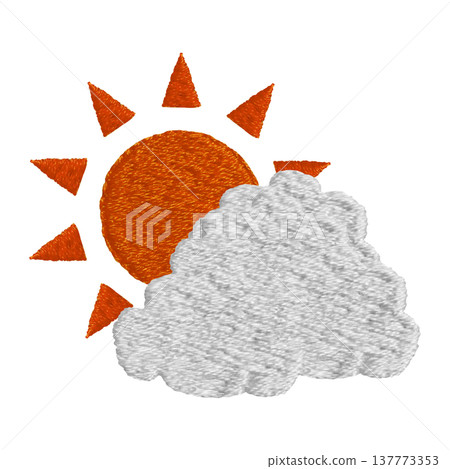 【雲中當天】手工刺繡插畫材質 【雲中當天】手工刺繡插畫材質 137773353