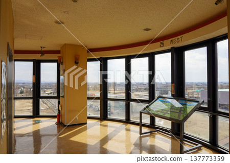 Observation deck at Nanporo Town Local Products Center "Bureau" 137773359