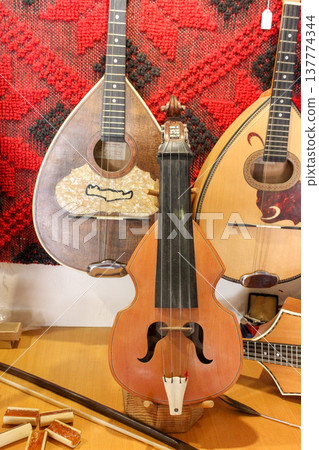 Traditional Greek folk instruments 137774344
