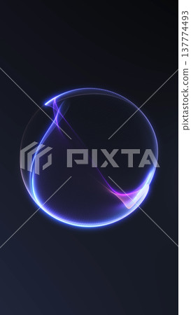 Soft translucent blue sphere with airy gradient texture, minimal abstract composition and clean modern aesthetic on light background in elegant 4K style. Soft translucent blue sphere with airy gradient texture, minimal abstract composition and clean modern aesthetic on light background in elegant 4K style. 137774493