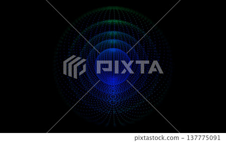 Dot ai global 3d wireframe sphere for abstract design element. Network technology big data background with copy space for digital cyber banner concept. Dot ai global 3d wireframe sphere for abstract design element. Network technology big data background with copy space for digital cyber banner concept. 137775091