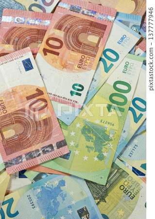 European Union currency concept for business and finance. European Union currency concept for business and finance. 137777946