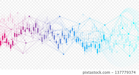 Finance and money technology background concept of business prosperity and asset management . Creative graphic economy and financial growth. Vector illustration 137779374