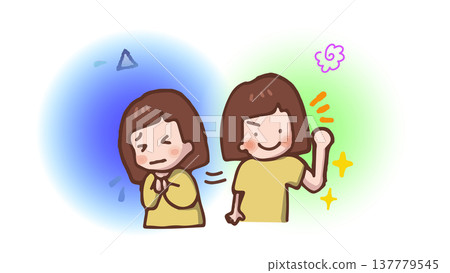 從焦慮到自信！一個女孩的前後對比照。 137779545