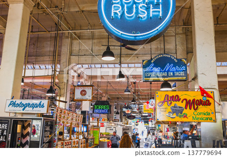 洛杉磯中央市場（部分柔焦） 137779694