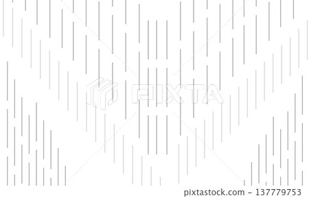 Minimalist white background filled with evenly distributed gray vertical lines forming a V-shaped abstract symmetry pattern resembling falling rain lines. Minimalist white background filled with evenly distributed gray vertical lines forming a V-shaped abstract symmetry pattern resembling falling rain lines. 137779753