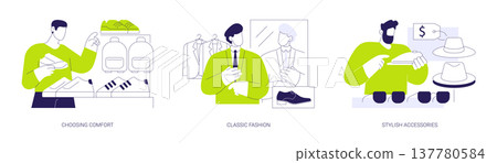 Style and fashion isolated cartoon vector illustrations se Style and fashion isolated cartoon vector illustrations se 137780584