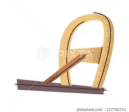 Metallic mechanical parking barrier element Metallic mechanical parking barrier element 137780731