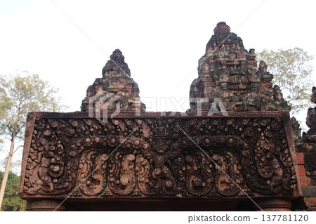 Banteay Srey's relief Banteay Srey's relief 137781120
