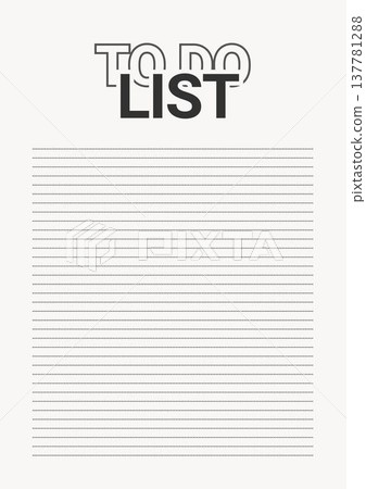 Black and Beige Minimalist To-Do List A4 Page Black and Beige Minimalist To-Do List A4 Page 137781288