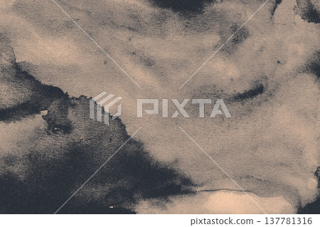 hand painted orange and red background 137781316