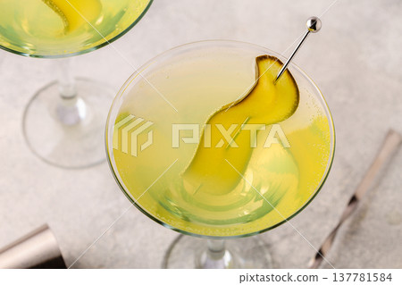 Dill Pickle Martini Vodka. Dill Pickle Martini Vodka. 137781584
