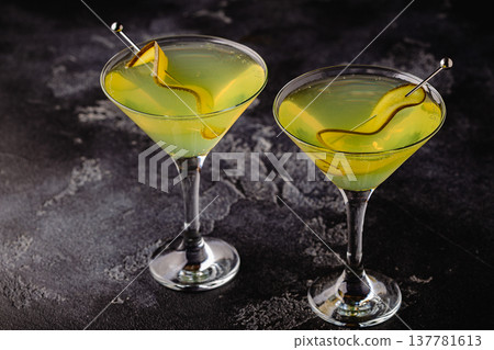 Dill Pickle Martini Vodka. 137781613
