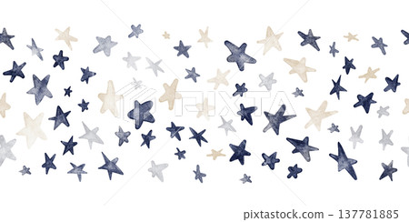 Cosmic seamless pattern in watercolor. Hand painted illustration with stars and galaxy elements. Use for backgrounds, stationery, banners, and prints. Cosmic seamless pattern in watercolor. Hand painted illustration with stars and galaxy elements. Use for backgrounds, stationery, banners, and prints. 137781885