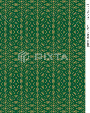 Dark green and counterfeit gold hemp leaf background Dark green and counterfeit gold hemp leaf background 137782271