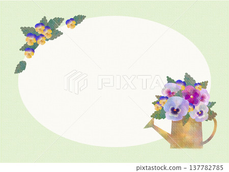 三色堇相框 3 137782785
