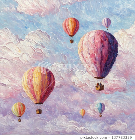 watercolor painting of leaf and flowers pattern 137783359