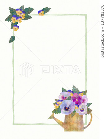 Pansy frame 10 Pansy frame 10 137783376