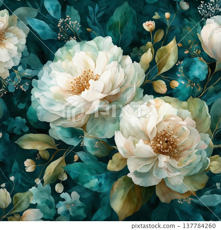 floral background with flowers floral background with flowers 137784260