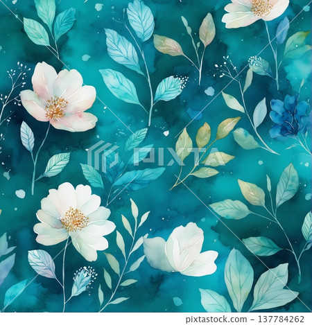 floral background with flowers floral background with flowers 137784262