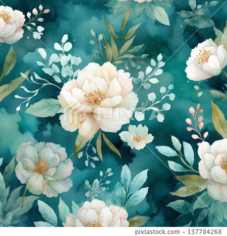 floral background with flowers floral background with flowers 137784268