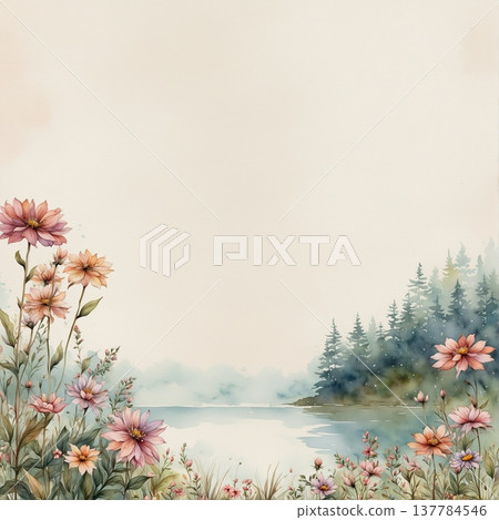 soft focus of light pink sakura flowers 137784546