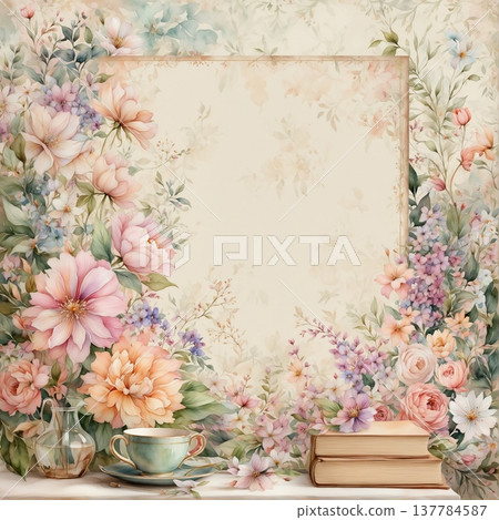 soft focus of light pink sakura flowers 137784587