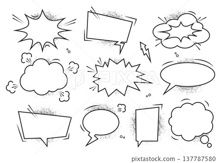 Comic speech bubble_01 137787580