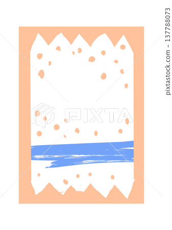 Sea Horizon Abstract Brushstroke Poster Sea Horizon Abstract Brushstroke Poster 137788073