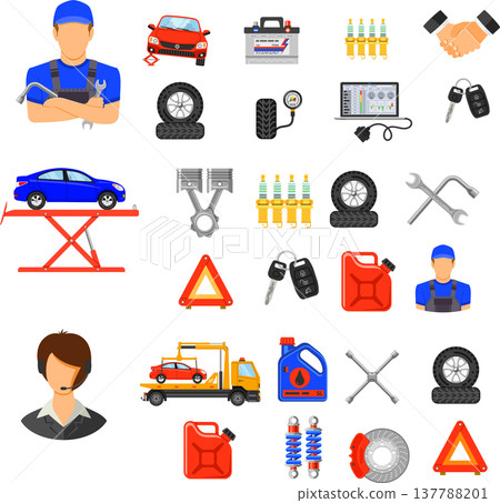 Car Service Banners Car Service Banners 137788201