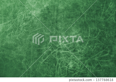 Matte green genuine leather, leatherette with soft grain and subtle fibers texture background Matte green genuine leather, leatherette with soft grain and subtle fibers texture background 137788618