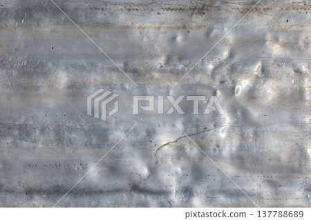 Worn aluminum sheet texture with scratches outdoors in daylight Worn aluminum sheet texture with scratches outdoors in daylight 137788689